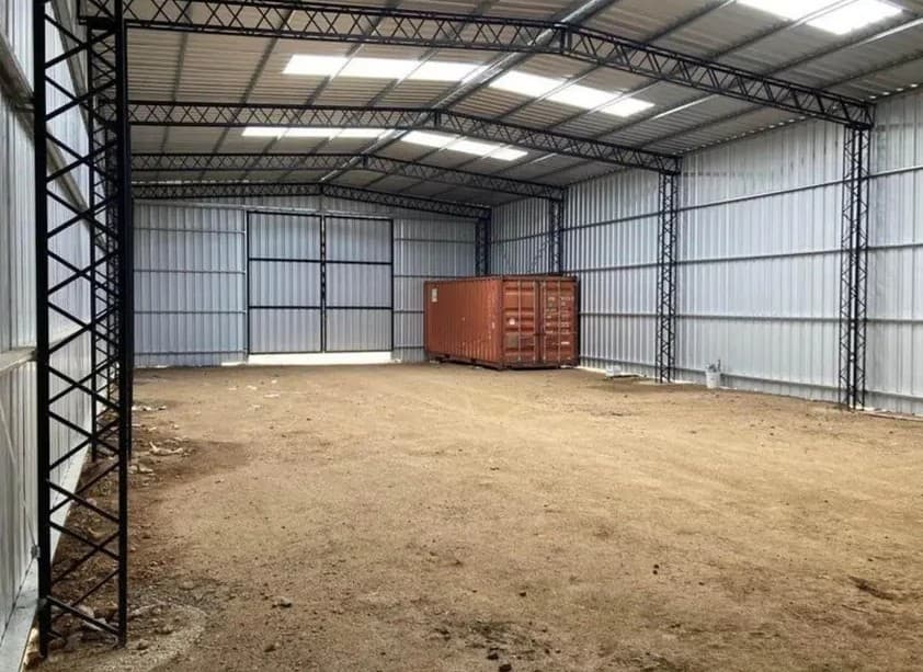 Depósito industrial metálico terminado llave en mano — Uruguay