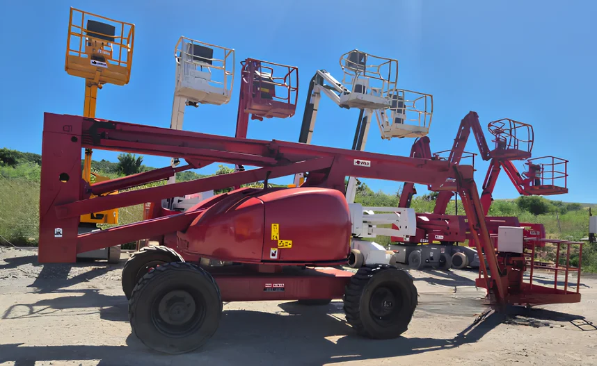 Haulotte HA20PX plataforma articulada 4x4 todo terreno Uruguay